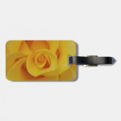 ロマンチックイエローローズ花びら ラゲッジタグ (裏面横)