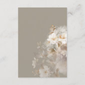 ロマンチックイーザーアルニュートラルベージュフローラ披露宴 エンクロージャーカード (裏面)