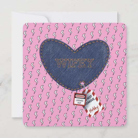 ロマンチックウィフェイハビーエレクトリックロックラベルハート (正面)