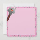 ロマンチックウィフェイハビーエレクトリックロックラベルハート (裏面)