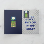 ロマンチックエイリアンの記念日カードがパーソナライズ！ カード (内部)