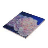 ロマンチックエレガントなピンクの白いパステルの水色 タイル (側面)