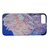 ロマンチックエレガントなピンクの白いパステルの水色 Case-Mate iPhoneケース (裏面(横))