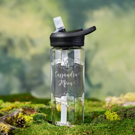 ロマンチックエレガントなフレームパーソナライズされた ウォーターボトル (アウトドア)