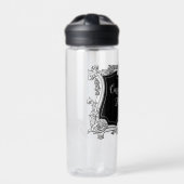 ロマンチックエレガントなフレームパーソナライズされた ウォーターボトル (正面)