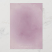 ロマンチックエレガントなヴィンテージの結婚式メニューを作る メニュー (裏面)