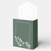 ロマンチックエレガントな色あせた葉緑の フェイバーボックス (オープン)