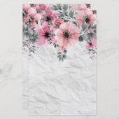 ロマンチックエレガントアンティークフローラ組成 (正面/裏面)