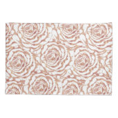 ロマンチックエレガントバラ金ゴールドバラパターン画像 枕カバー (裏面)