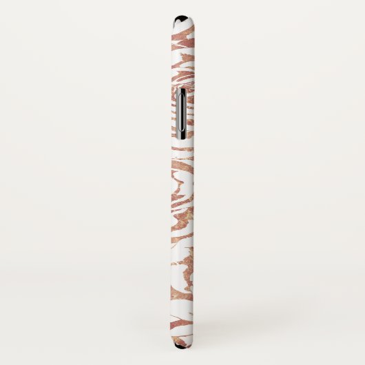 ロマンチックエレガントバラ金ゴールドバラパターン画像 Case-Mate iPhoneケース (裏面/右)