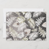 ロマンチックエレガントフローラ結婚式招待状 招待状 (裏面)