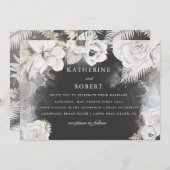 ロマンチックエレガントフローラ結婚式招待状 招待状 (正面/裏面)