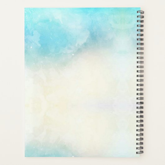 ロマンチックエレガントブラックフレームフローラブーケ プランナー手帳 (裏面)