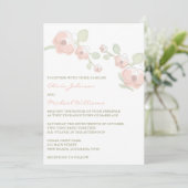 ロマンチックオーキッド結婚式招待状 招待状 (スタンド正面)