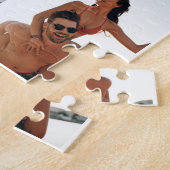 ロマンチックカスタムな記念モダン写真集 ジグソーパズル (側面)