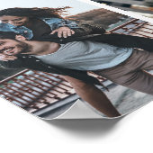 ロマンチックカスタムな記念モダン写真集 ポスター (角)