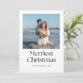 ロマンチックカップルクリスマスホリデーカードデザイン シーズンカード (スタンド正面)