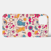 ロマンチックカラフルパターン Case-Mate iPhoneケース (裏面 (横))