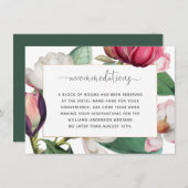 ロマンチックカラフルマグノリアフローラ宿泊施設 エンクロージャーカード (正面/裏面)