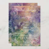 ロマンチックガゼボアンドスワーズブライダルシャワー 招待状 (正面/裏面)