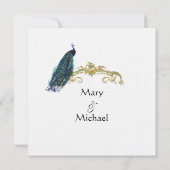 ロマンチックガゼボピーコックアンドウォーターカラー セーブザデート (裏面)