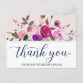 ロマンチックガーデンありがとう ポストカード (正面)