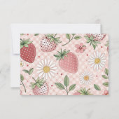 ロマンチックガーデンベリーブライダルシャワー サンキューカード (裏面)