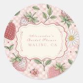 ロマンチックガーデンベリーブライダルシャワー ラウンドシール (正面)