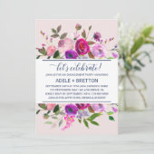 ロマンチックガーデン お祝いしよう 招待状 (スタンド正面)