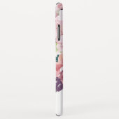 ロマンチックガーリーなピンクの水の色フローラ Case-Mate iPhoneケース (裏面/右)