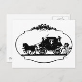 ロマンチックキャリッジシルハウエット ポストカード (正面/裏面)