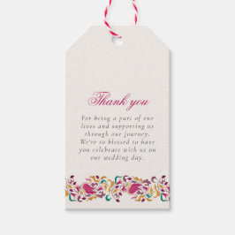 ロマンチッククラシカルパールスワンフローラフレ結婚ーム ギフトタグ