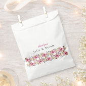 ロマンチッククラシカルパールスワンフローラフレ結婚ーム フェイバーバッグ (クリップ留めされた状態)