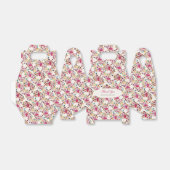 ロマンチッククラシカルパールスワンフローラフレ結婚ーム フェイバーボックス (折り畳みなし)