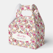 ロマンチッククラシカルパールスワンフローラフレ結婚ーム フェイバーボックス (正面サイド)