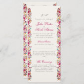 ロマンチッククラシカルパールスワンフローラフレ結婚ーム プログラム (正面/裏面)