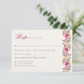 ロマンチッククラシカルパールスワンフローラフレ結婚ーム 出欠カード (スタンド正面)