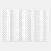 ロマンチッククリスマスパステルグレー ラッピングペーパーシート (正面)