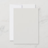 ロマンチックグレイ結婚フローラズゲスト詳細カード (裏面)