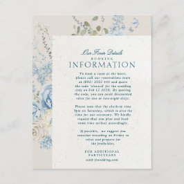 ロマンチックコッツウォルズウィンター花模様詳細結婚ズ エンクロージャーカード