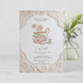 ロマンチックコテージコアブライダルシャワー招待 招待状 (スタンド正面)