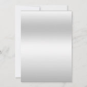 ロマンチックコーラルボウシルバーグリッター披露宴 招待状 (裏面)