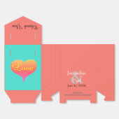 ロマンチックサンセットハートサンゴ フェイバーボックス (見開き)