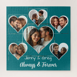 ロマンチックシックス写真テンプレートジグソーパズル ジグソーパズル