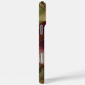 ロマンチックシックバラレッドブルゴーニュ金ゴールドフローラ Case-Mate iPhoneケース (裏面 / 右)