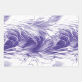 ロマンチックシックパープルラッピング紙シート ラッピングペーパーシート (正面)