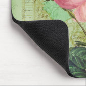 ロマンチックシャビーシックバラビクトリアンスタイルマウスパッド マウスパッド (コーナー)