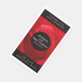 ロマンチックスタイリッシュレッドローズ結婚フローラ (コーナー)