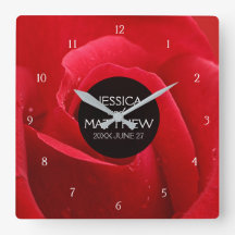 ロマンチックスタイリッシュレッドローズ結婚フローラ