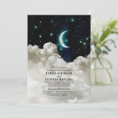 ロマンチックスターズアンドムーン婚約パーティ 招待状 (スタンド正面)